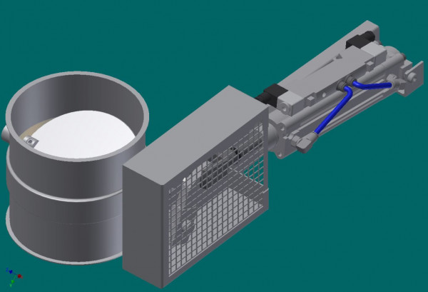 050R6665 Drosselklappe 120 mm Ø, 120 mm lg, ohne Dichtung