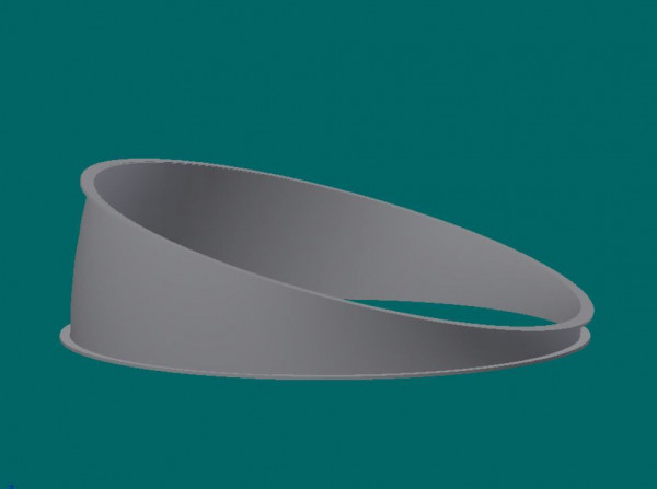 050R1982 Segment 15°, 150 mm Ø, R=D