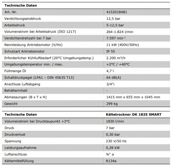 4152018481 Kompressor AM D 11-13 XVSDK