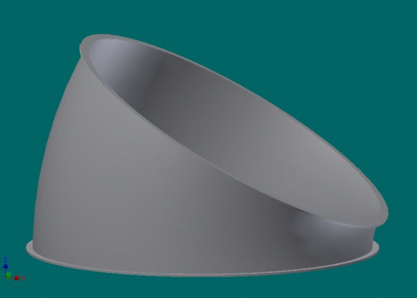 050R1310 Segment 30°, 100 mm Ø, R=D