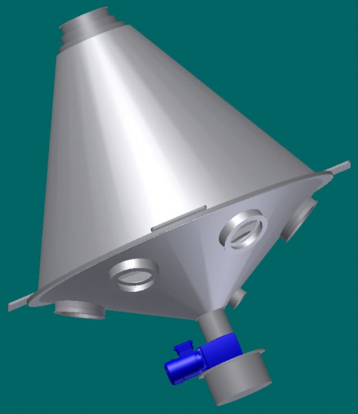 050R3734 Drehrohrverteiler 60°, 250 mm Ø, 16 Ausläufe