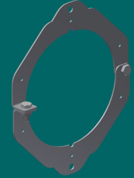 050R3506 Vario-Rohrschelle 224 mm Ø, Stärke 3,0 mm