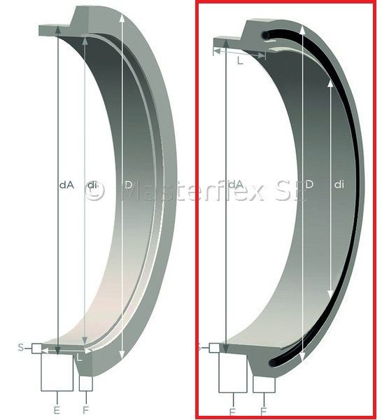 64015010V Anschweiss-Kegelflansch Vaterteil Ø 150 mm