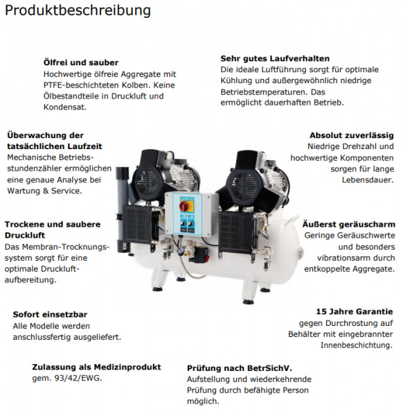 DGKH362010 Kompressor UNM 720-8-90 DXM Clean