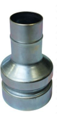 245Z1102 Verzinkte Schlauchreduzierung 80/50 mm Ø