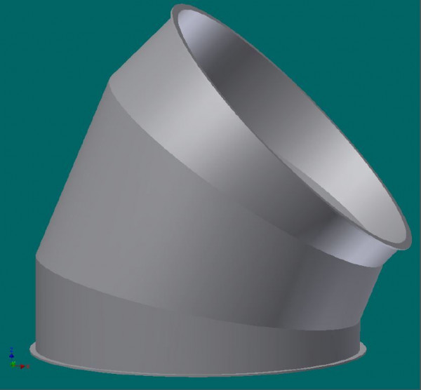050R5629 Segment 45°, 500 mm Ø, R=D