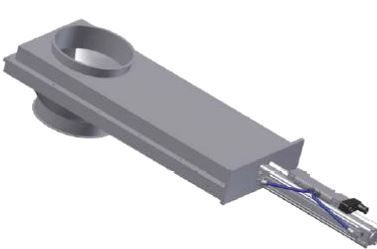 050R7976 Rohrschieber 250 mm Ø, 217 mm lg