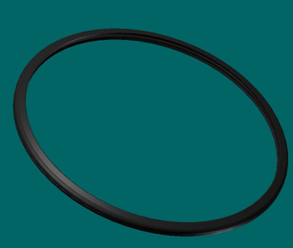 050R4375 ÖSI 1/2/3 Bördeldichtring 315 mm Ø, Si - Silikon