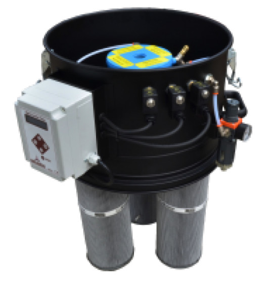 245Z1528 Pneumatische Filterreinigung durch Luftstrahl