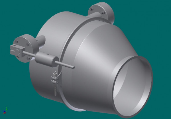 050R2272 Rückschlagklappe 150 mm Ø, 280 mm lg