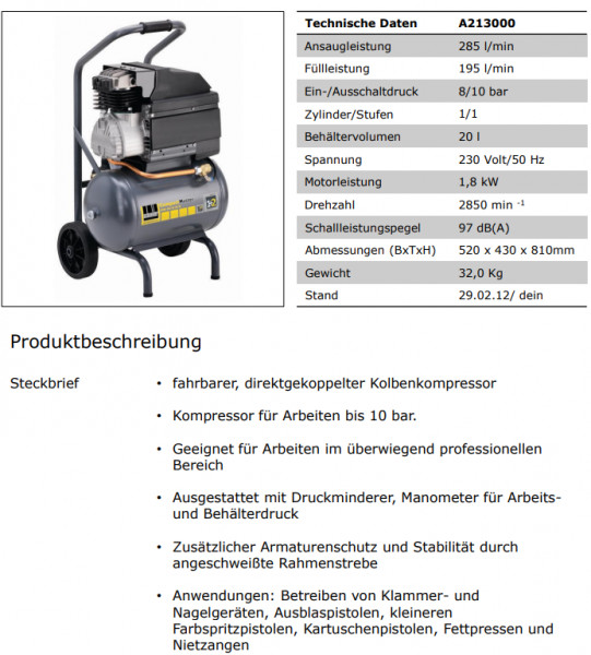 1121090453 Kompressor CPM 310-10-20 W