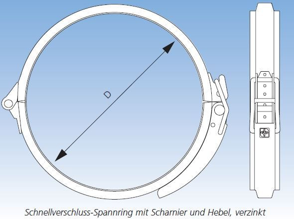 1681022 SI 2 Schnellverschluss-Spannring 300 mm Ø