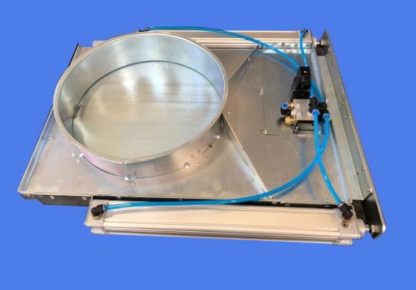 14184180 Elektropneumat. Absperrschieber 180 mm ø