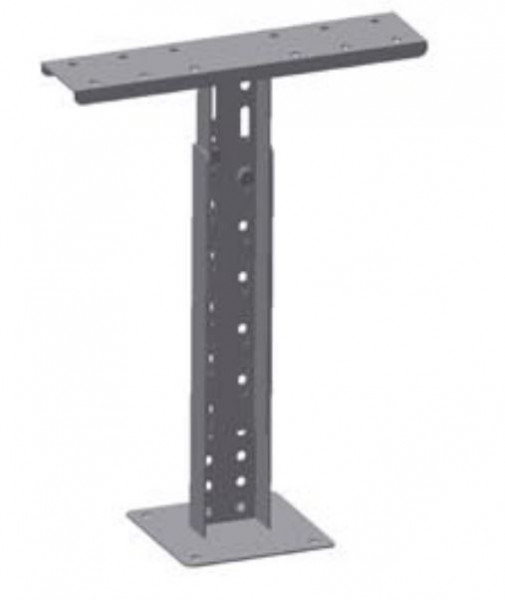 050R6338 Standfuß, höhenregulierbar, grundiert RAL 7032