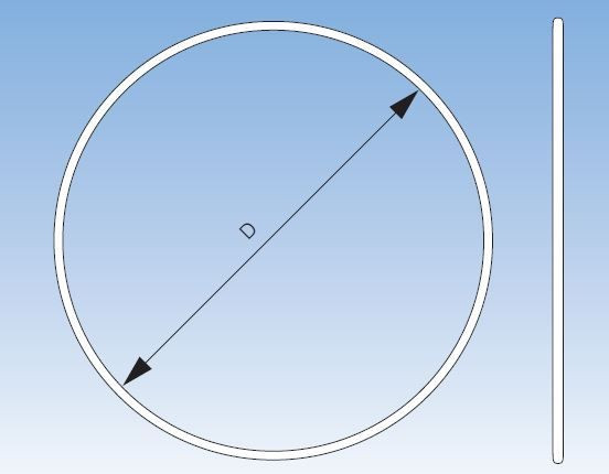820170200 Gummidichtring 200 mm Ø, EPDM 80