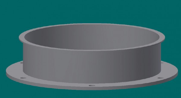 050R5658 Anschlussstutzen 500 mm Ø, 55 mm lg