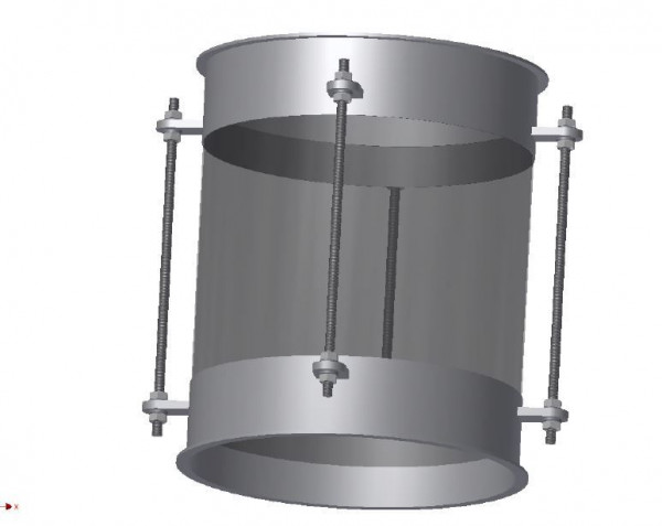 050R2463 Kontrollrohr-Plexiglas 175 mm Ø, 200 mm lg