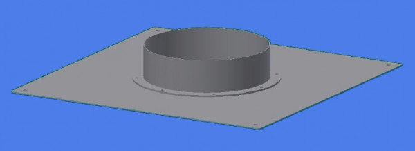 4615150 Dachdurchführung mit Kragen 150 mm Ø