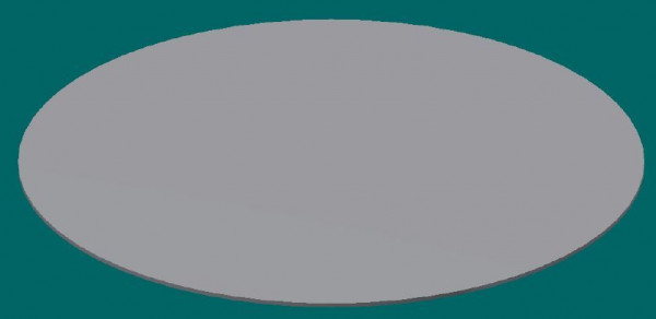 050R4988 Blinddeckel ohne Knauf 400 mm Ø