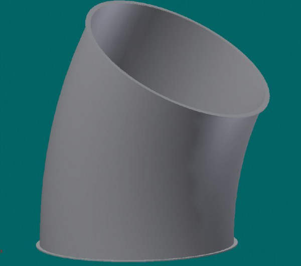 050R1618 Rohrbogen 30° 120 mm Ø, R=2D