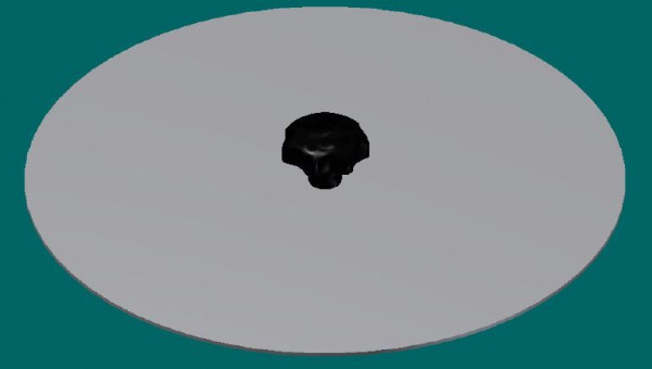 050R1130 Blinddeckel mit Knauf 80 mm Ø, 25 mm lg