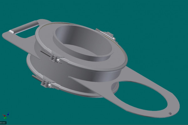 050R4186 Schieber 300 mm Ø, 150 mm lg, Stärke 2,0 mm