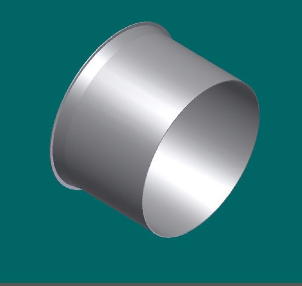 050R1303 Einschiebrohr 100 mm Ø, 200 mm lg