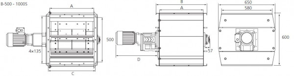 P420010 Zellenradschleuse B-1000S